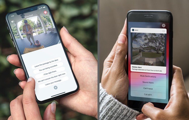 Arlo doorbell app