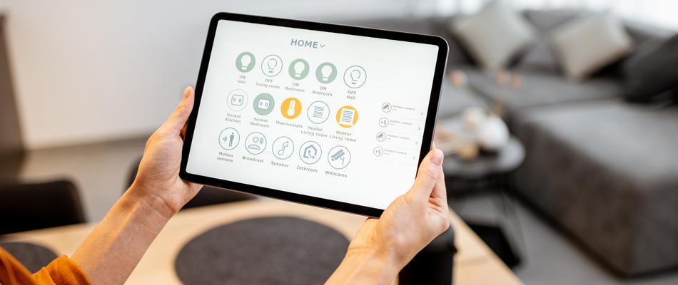 Smart Home Controls on iPad