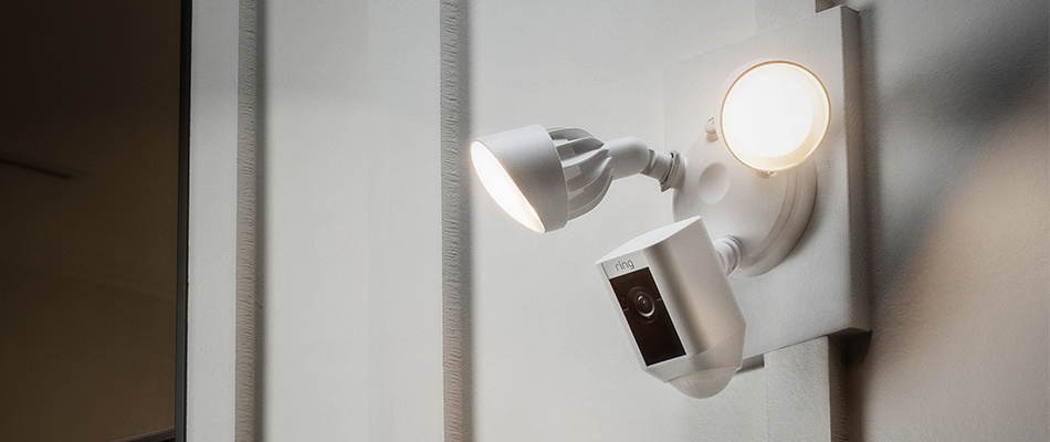 Ring white floodlight camera