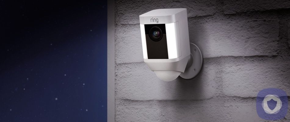 Ring motion sensor light with camera